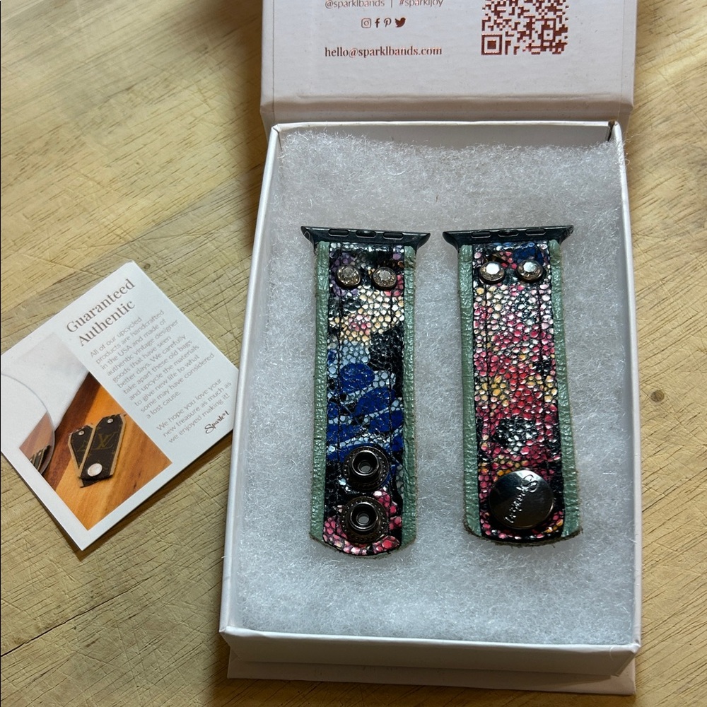SparklBands Multicolor DESIGNER Leather Watch Band
